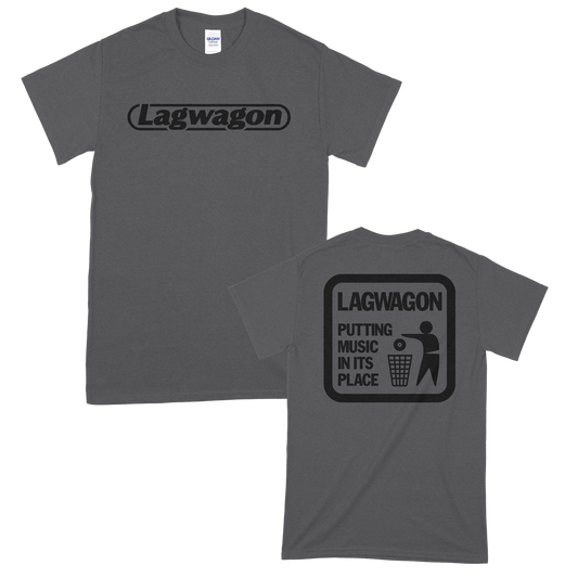 Lagwagon (Putting Music Charcoal) T-Shirt