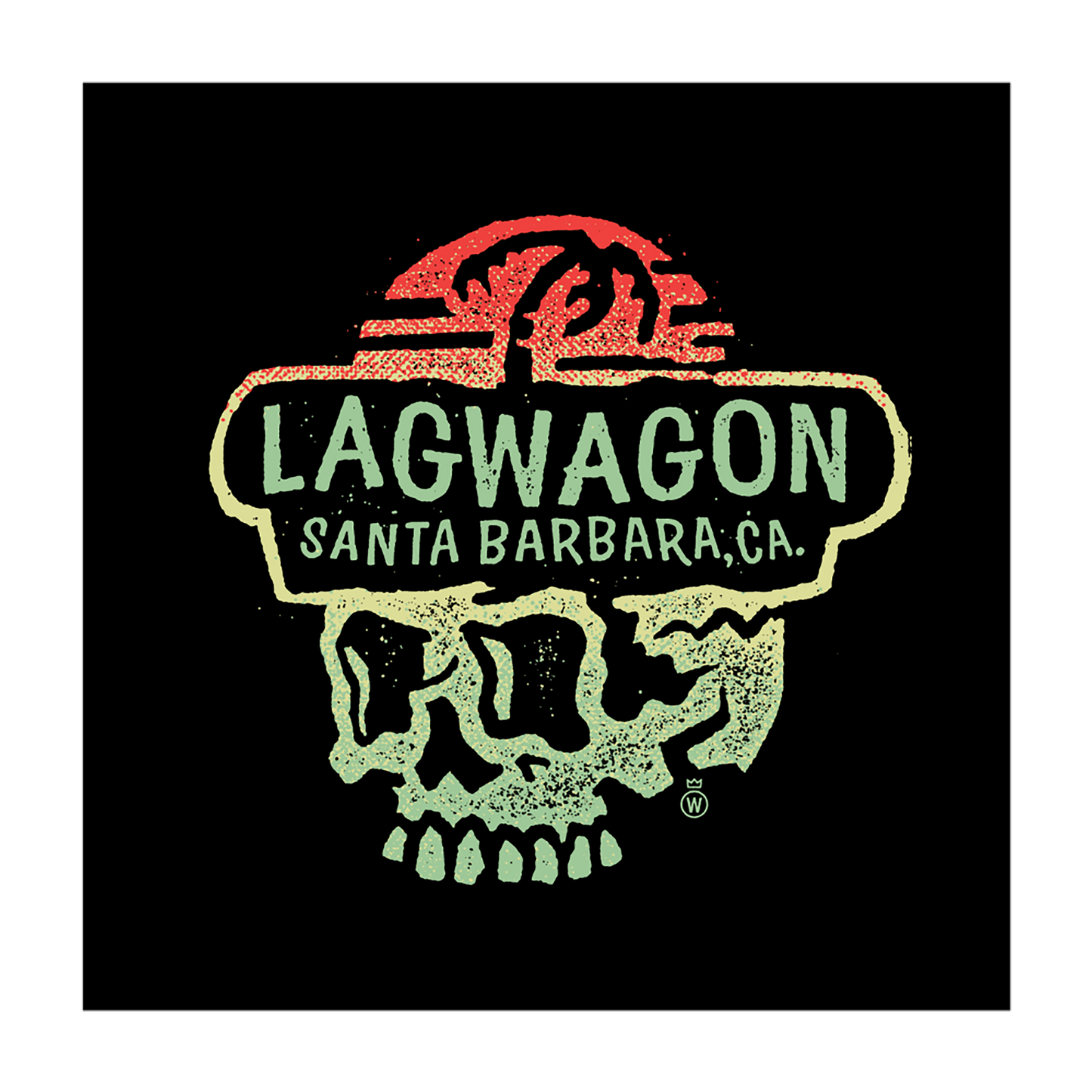 Lagwagon (Santa Barbara Skull) Flag